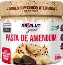 PASTA DE AMENDOIM GOURMET RECHEADA 650G COOKIES COM CHOCOLATE BRANCO